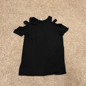 Express cold shoulder detail tee